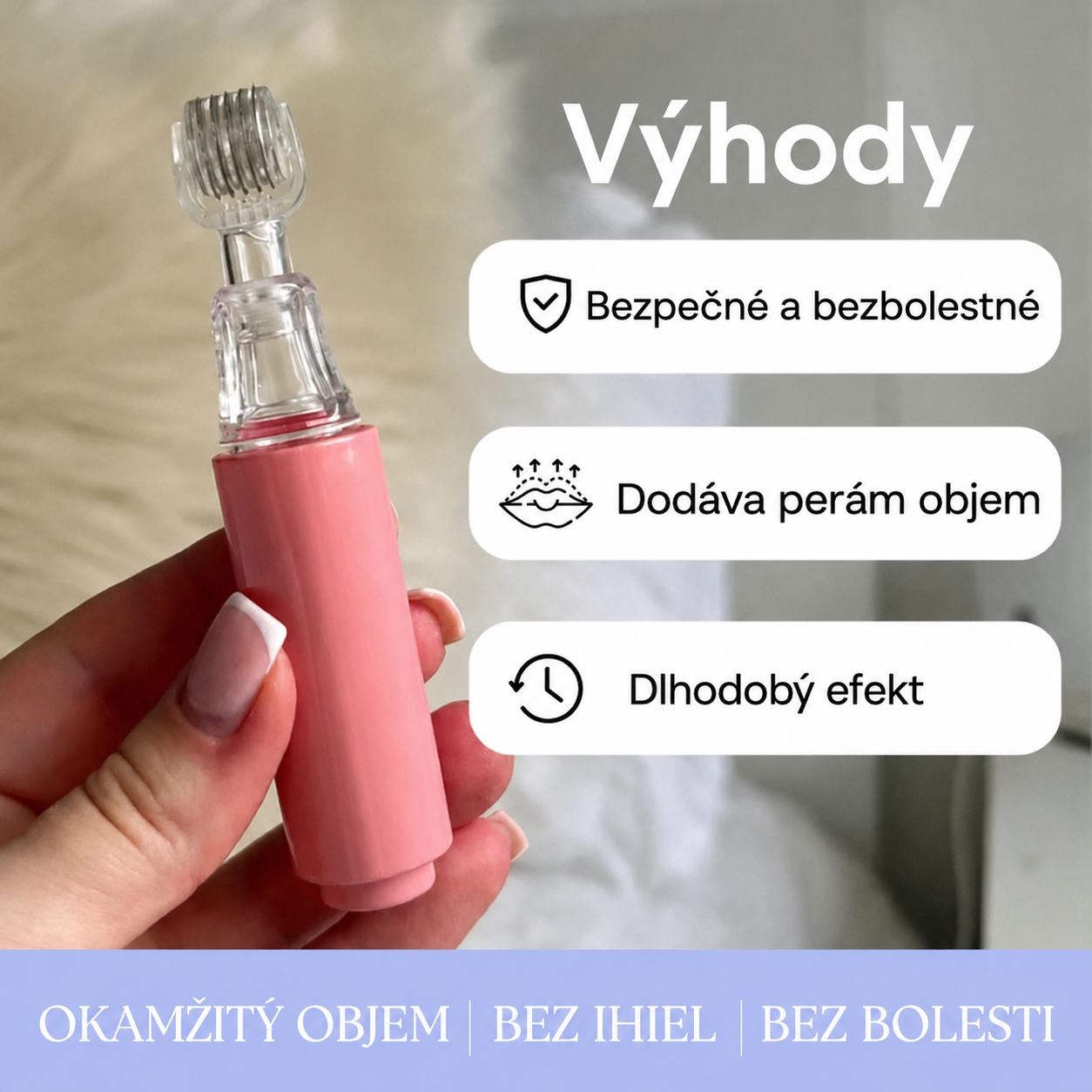 Sada Softly: Valček pre plnšie pery + hyalurónové sérum (zadarmo)