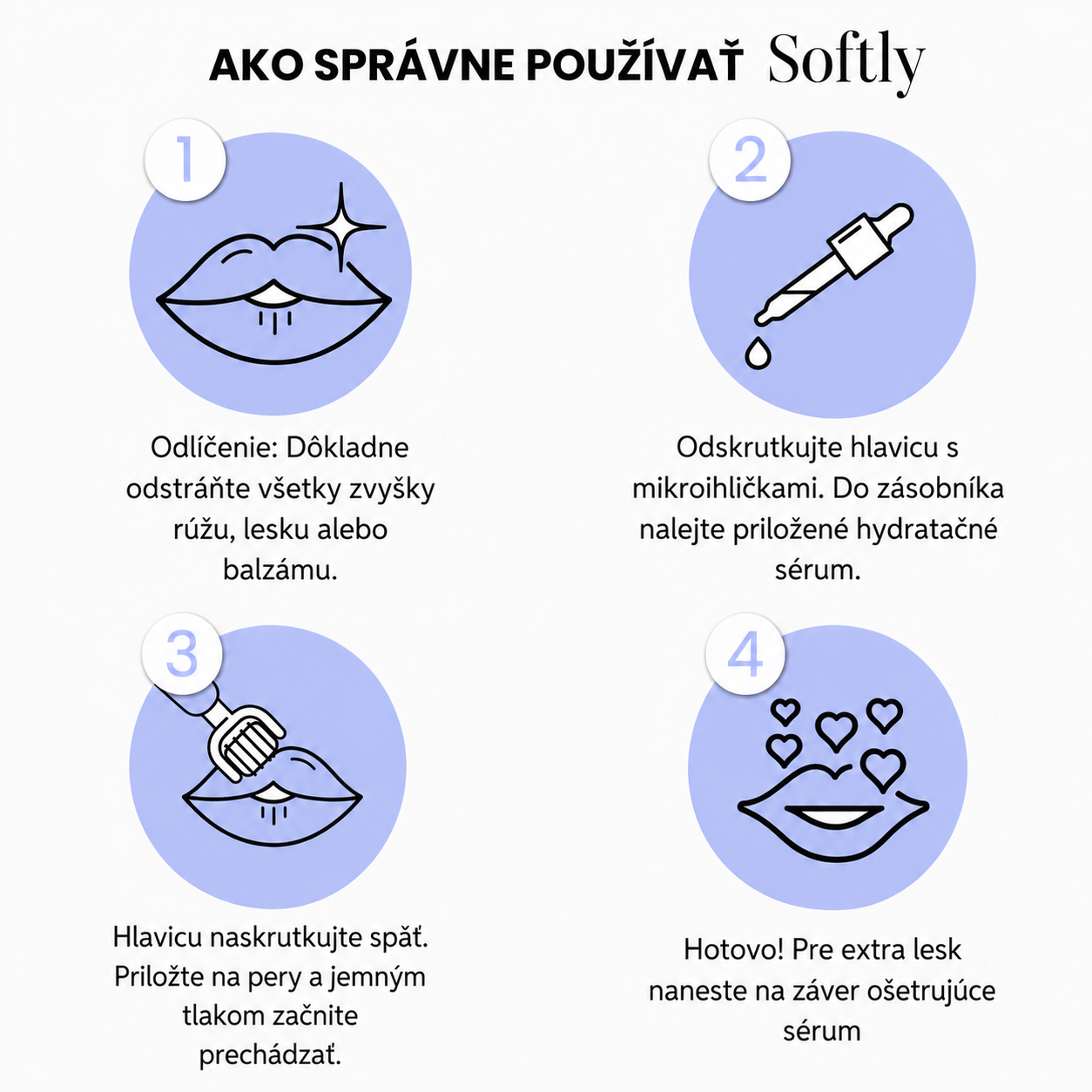 Sada Softly: Valček pre plnšie pery + hyalurónové sérum (zadarmo)